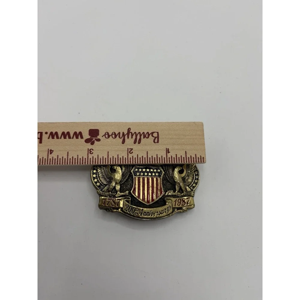 Great American Buckle Company US Constitution Buckle 200th‎ Anniversary Limited